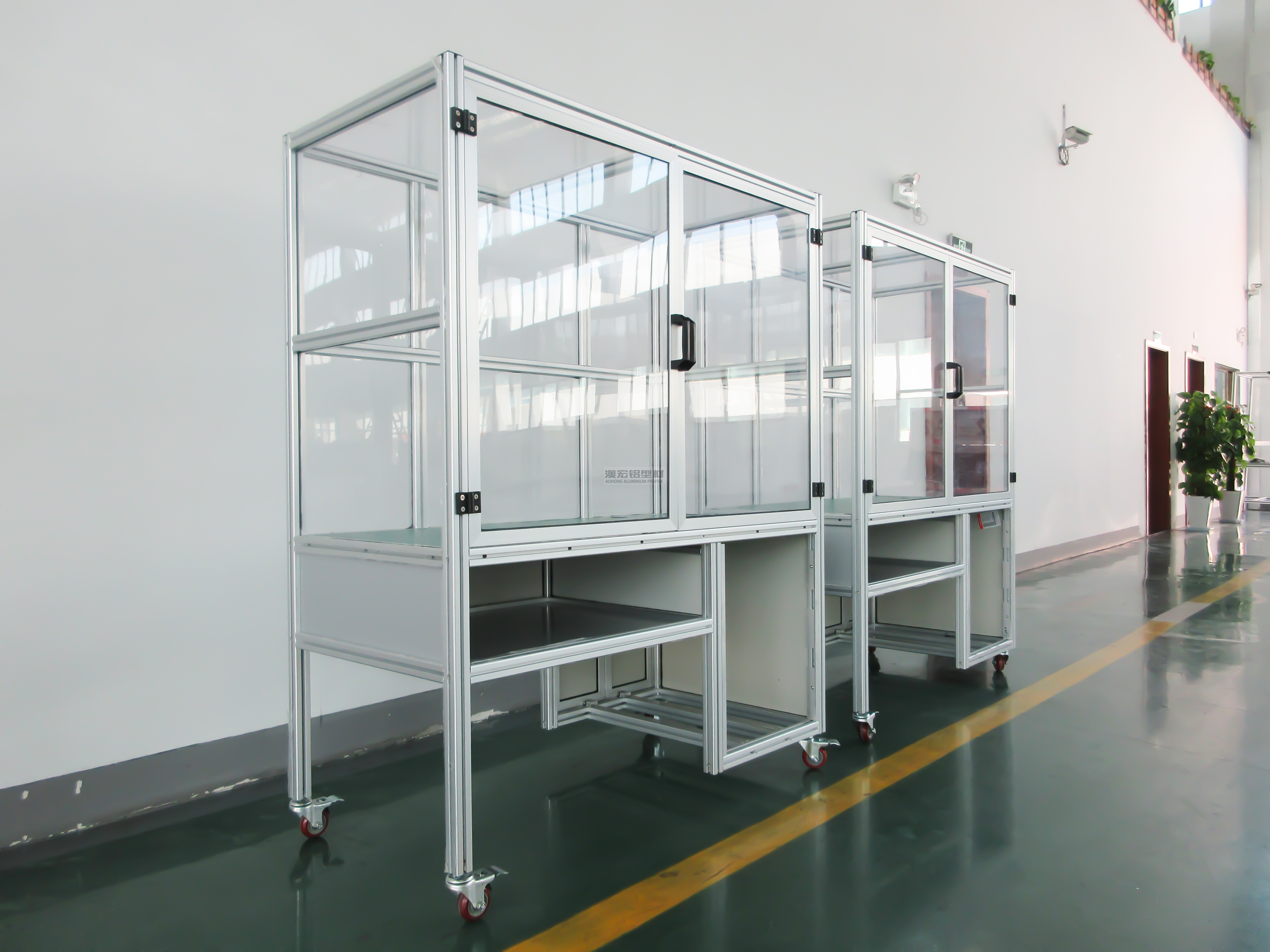 工業生產鋁型材架子安裝如何提升精度？-澳宏工業鋁型材